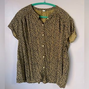 Leopard print blouse